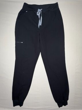 FIGS Women’s Size Small Technical Collection Black Jogger Stretch Scrub Pants